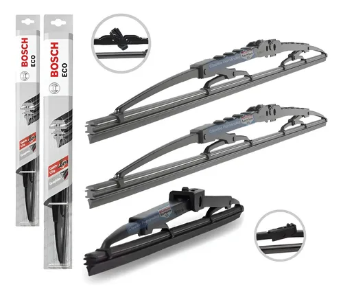 Kit De 3 Escobillas Bosch Eco Vw Fox Trasera Corta