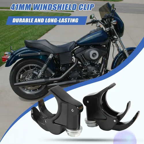 Pinzas De Parabrisas De 41 Mm Para -davidson Dyna Super, 2 Unidades
