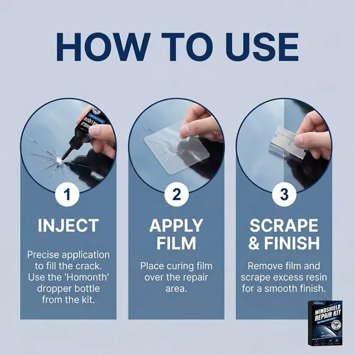 Kit De Cuidado Del Parabrisas: Solución De Mantenimiento