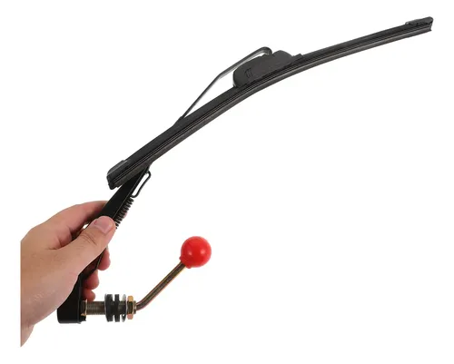 Kit Universal Limpiaparabrisas Negro Para Utv Y Moto