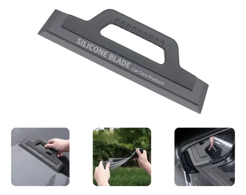Jalador Agua Silicona Auto Fibra Carbono Secado No Raya /