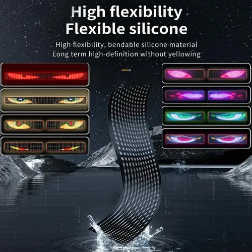 2pcs Panel Píxeles Led Devil Eye De 70cm Para Camión Con App