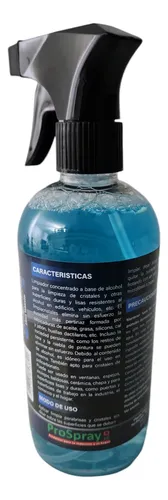 Limpia Parabrisas Cristales Vidrio Gatillo 500ml Motonic X12