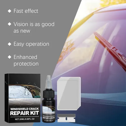 Kit De Líquido De Reparación De Grietas Para Parabrisas Dela