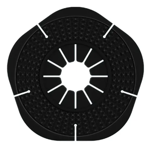 2 Car Wiper Hole Protector Pad Cubre Gran Diámetro Negro