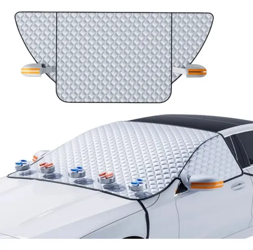 Parasol Para Parabrisas De Auto Con Tiras Reflectantes