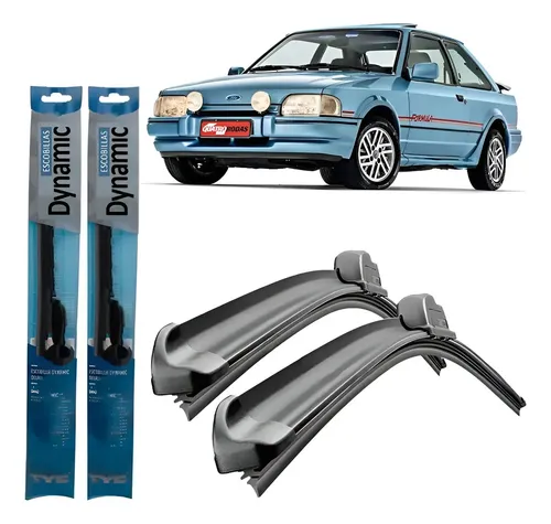 Juego Kit Escobillas Ford Escort 1991 1992 1993 1994 1995