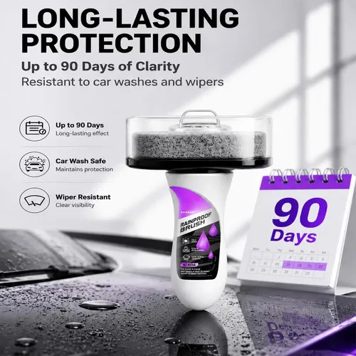 Car Window Oil Film Remover | 100ml Windshield Rain Remover