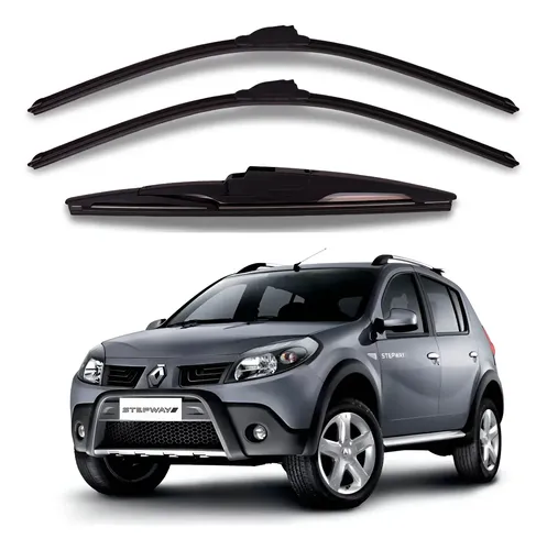 Kit 3 Escobillas Sandero Stepway 2009 2010 2011 2012 2013