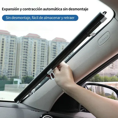 Sombrilla Cubre Sol Retráctil Para Parabrisas Auto O Camione