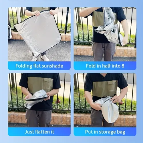 Parasol Plegable Para Parabrisas De Auto Térmico