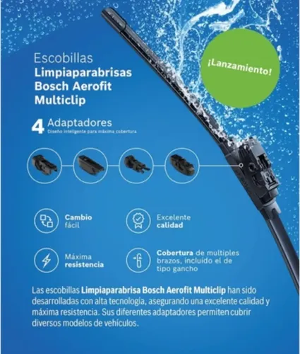 Escobillas Bosch Aerofit Multi Af24m+af21m