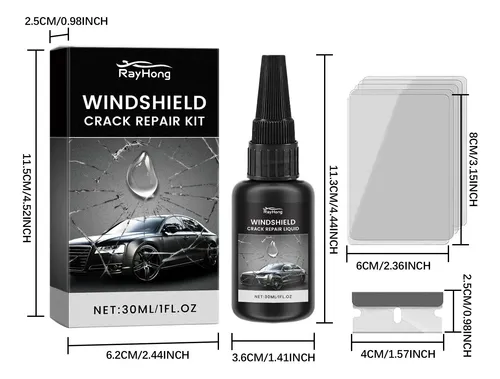 Kit De Pegamento Para Reparación De Parabrisas L, Kit De Flu