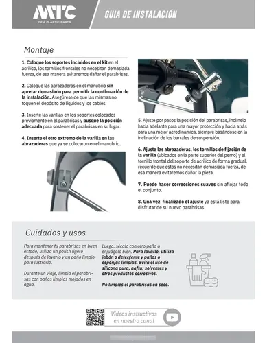 Parabrisa Negro Faro Redondo Para Honda Cg Titan 150 M/v Mtc