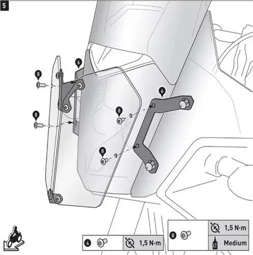 Cubierta Del Faro De La Motocicleta Para Tenere 700 Xtz700
