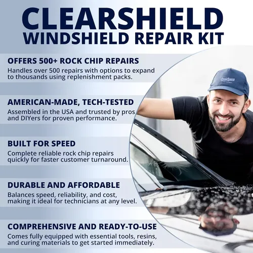 Kit Reparación Vidrios Auto Transparente 500 Usos