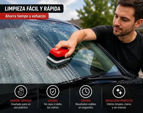 Limpiador Vidrios Auto Repele Agua Parabrisa Espejos Premium