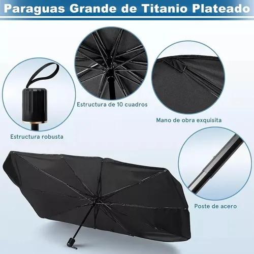 Protector Parabrisas Cubre Sol Sombrilla Autos Y Camionetas