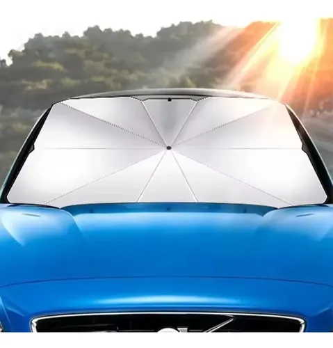 Parasol Plegable Tipo Paraguas Para Parabrisas De Auto