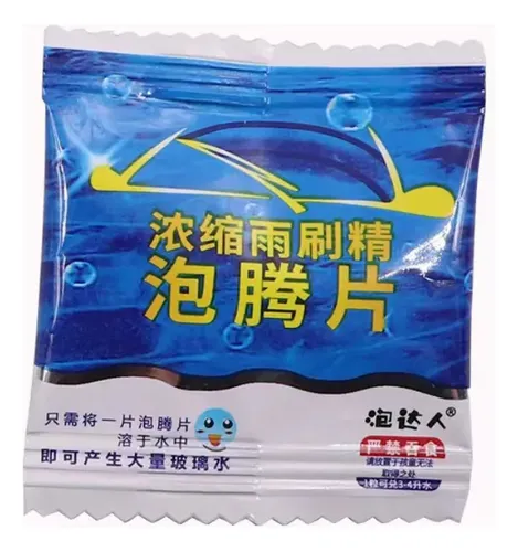 Parabrisas Efervescente Solid Cleaner Para Tableta