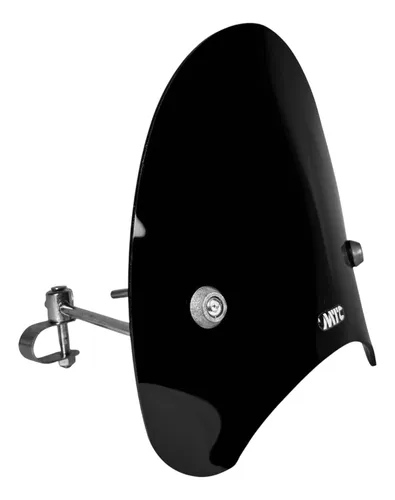 Parabrisa Negro Faro Redondo Para Zanella Sapucai 150 Mtc