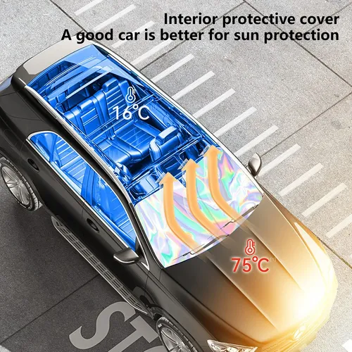 Protector Solar Para Coche Portátil Verano Parabrisas Delant