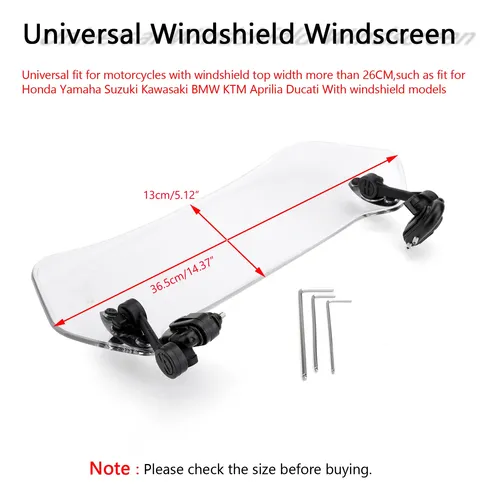 Deflector De Viento Con Enganche Para Motor, Alargador De Pa