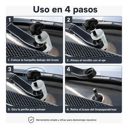 Herramienta Extractor Limpiaparabrisas Parabrisas
