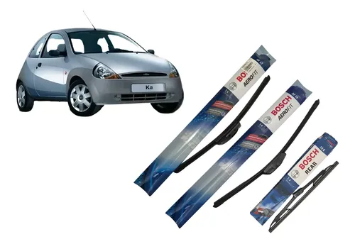 Kit Escobillas Limpiaparabrisas Bosch Fit Ford Ka 2001-2010