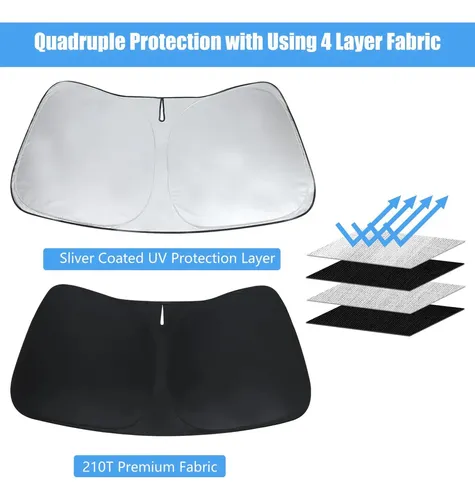 Parasol Plegable Para Parabrisas Ford F-150 2015-2020 4 Capa
