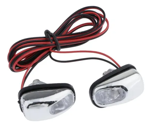 1 Par De Limpiaparabrisas Para Capó De Coche Con Luz Colorid