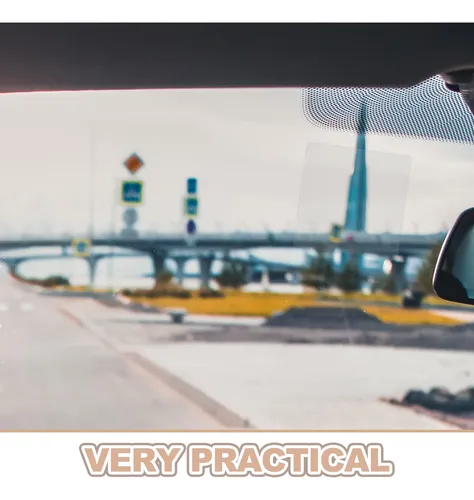 1 Set Adhesivo Electrostático Para Dashcam – Transparente
