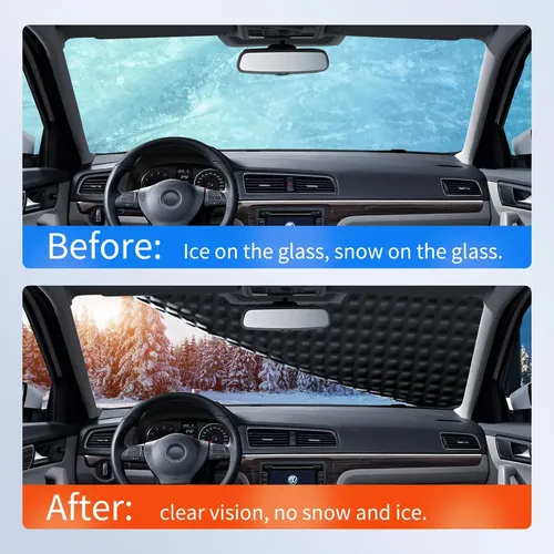 Yc. Cubiertas De Parabrisas De Invierno Para El Hielo Y La *
