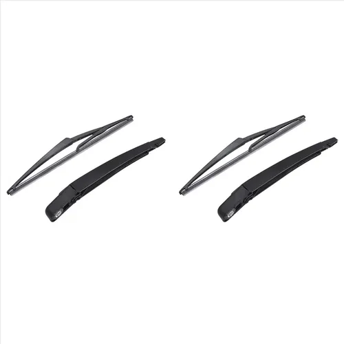 Juego De 4 Limpiaparabrisas Para Parabrisas Trasero De Coche