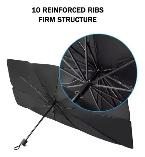Paragua Cortina Parasol Plegable Metalizada Parabrisas Auto