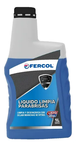 Liquido Limpia Parabrisas Fercol Botella 1 Lt Listo P/usar