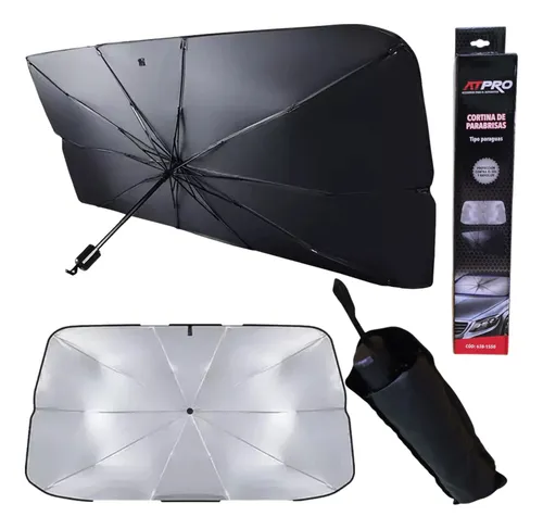 Parasol Parabrisas Tipo Paraguas Protección Rayos Uv Cortina
