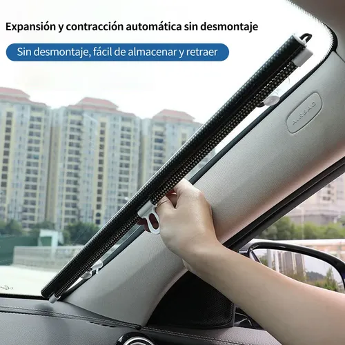 Visera Solar Retráctil Para Parabrisas De Coche