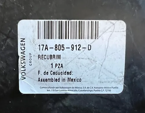 Guardaplast Del. Derecho Original Volkswagen Vento (2018/21)