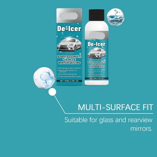 Descongelador De Parabrisas De Coche De Invierno 100ml 1ud