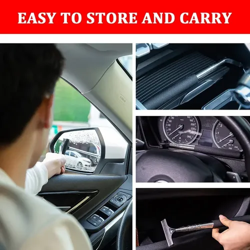 Espejo Retrovisor Retráctil, Limpiaparabrisas Ajustable, Ret