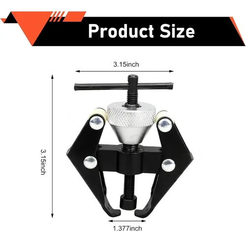 Extractor Brazo Limpiaparabrisas Negro Acero Resistente