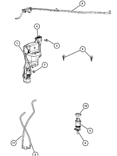 Sapito Limpiaparabrisas Jeep Compass 05303834ab
