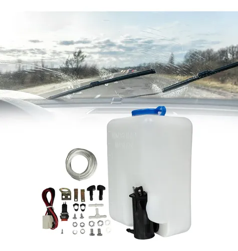 Kit Genérico De Bomba De Limpiaparabrisas Para Coche De 12
