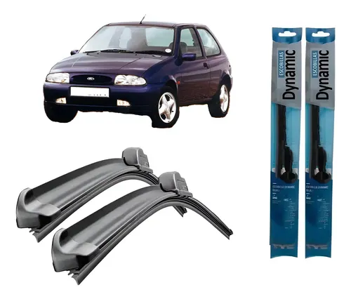 Juego Kit Escobillas Ford Fiesta 1995 1996 1997 1998 1999