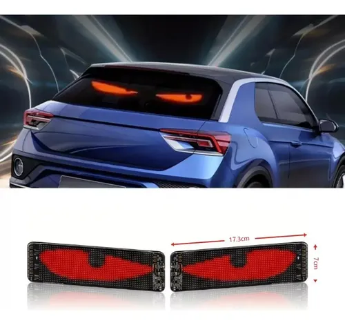 Ojos Led En V Para Parabrisas De Coche, 7 X 17,3 Cm, 2