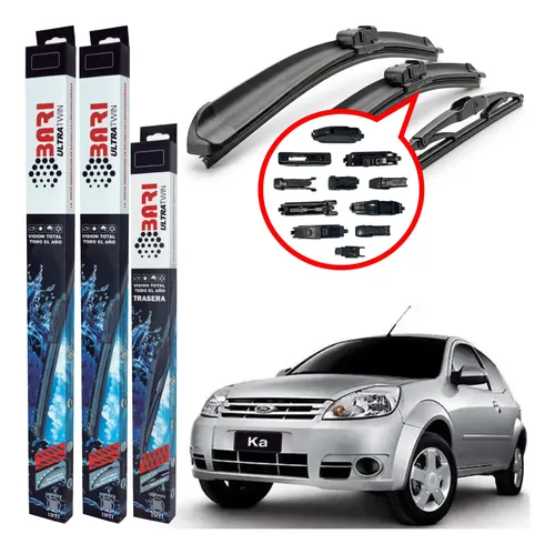 Escobillas Kit X3 Ford Ka 2 2008/2016
