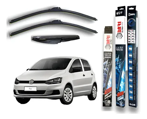 Kit 3 Escobillas Limpiaparabrisas Flex Vw Fox 2004 A 2023