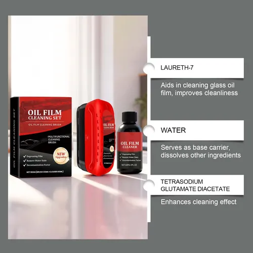 Kit Limpiador De Película Para Coche De 180 Ml Con ;