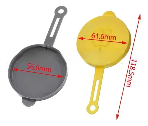 Tapa De Depósito Para Lavaparabrisas Profesional, De Plástico, Color Amarillo